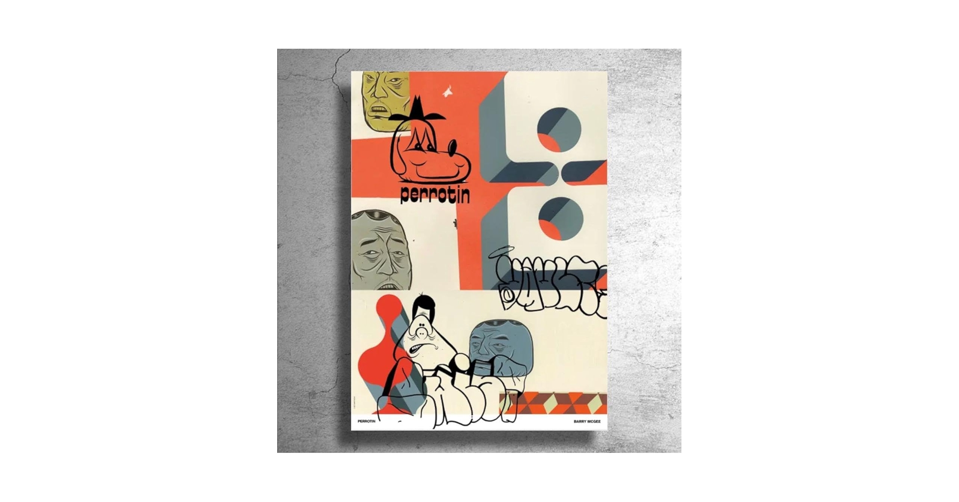 Barry McGee｜バリー・マッギー　ポスター 楽天市場】Barry McGee 2013 Exhibition Art Posterバリー